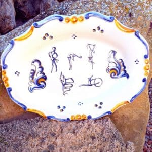 Bandeja de cerámica artesanal de Talavera - MMsport